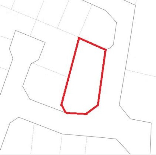 一宮中町　建築条件なし　売土地の区画図