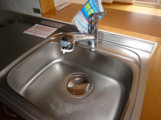 倉敷市福田町古新田のアパートのキッチン