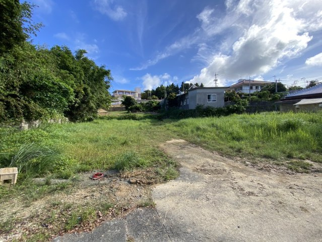 読谷村座喜味　売地の前面道路含む現地写真|現地写真