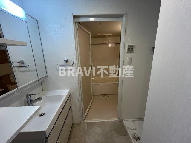 プレジオ阿波座2-8Fの洗面所