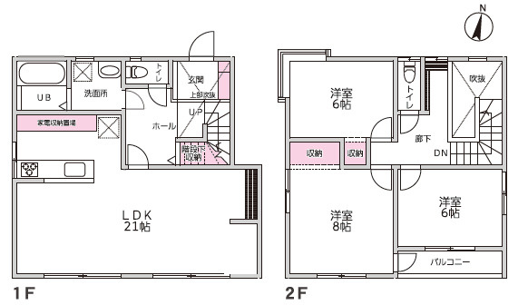 【間取り】 | 熊本市東区八反田3期 | ☆間取り図☆