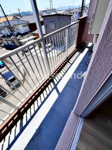 嶋本マンションのバルコニー