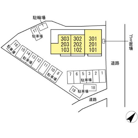クレア神立の区画図