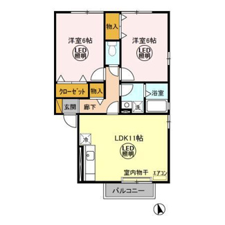 【間取り】 | グランドソレーユ.Ｋ