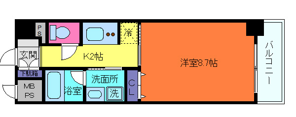 エル・セレーノ石屋川の間取り