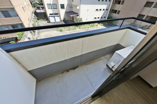 上御霊マンションのバルコニー