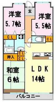 【間取り】 | グランシャリオ