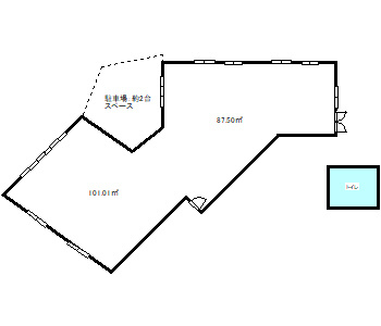 安城市姫小川町姫貸倉庫の間取り