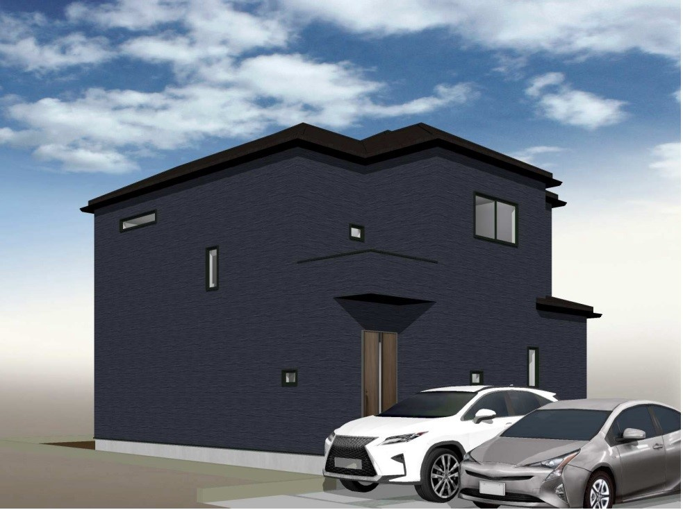 相模原市南区磯部　全5区画　条件付き売地の外観パース|7区画外観パース