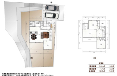 【参考プラン】 | 相模原市南区磯部　全5区画　条件付き売地 | 7区画間取り図：1800万円
参考プラン図