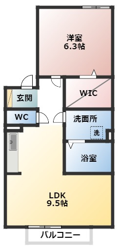 サンパティークの間取り