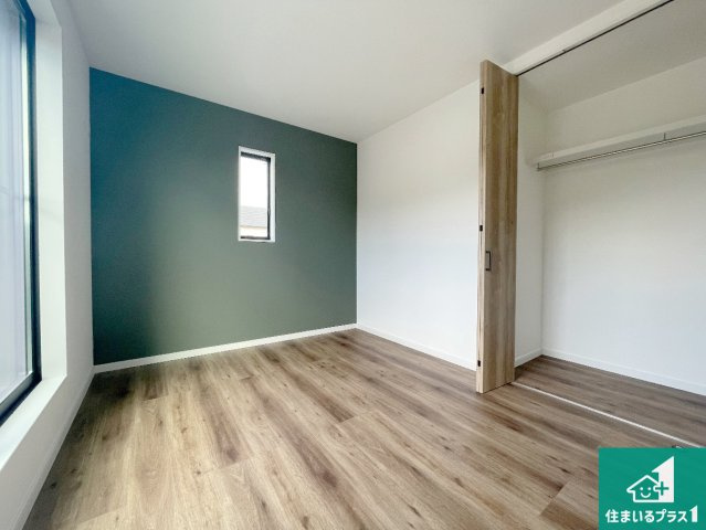 神戸市長田区上池田　未入居の洋室|シンプルな洋室は、自分好みのインテリアが楽しめます♪ご家族とインテリアや家具を選びに行くのは新築購入時の醍醐味の一つです。ぜひお楽しみください♪