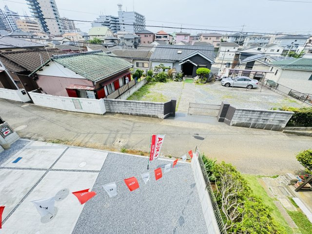 鎌ヶ谷市道野辺中央１丁目新築戸建（道野辺中央３期）の展望|バルコニーより道路側眺望