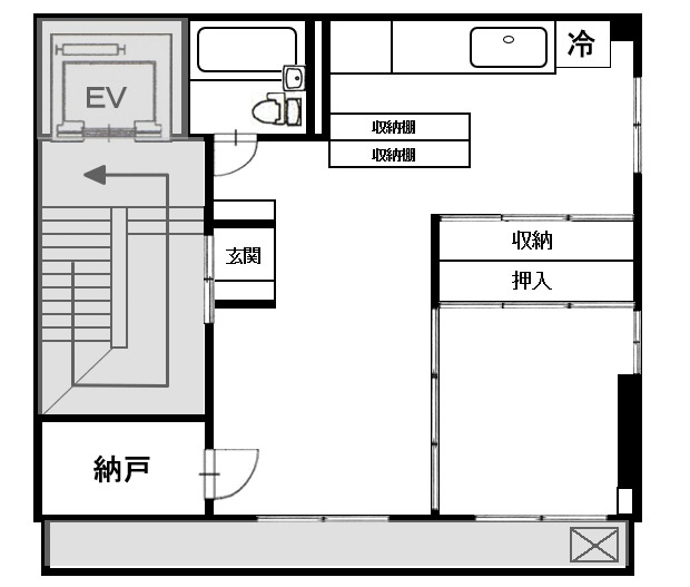 光輪ビルの間取り