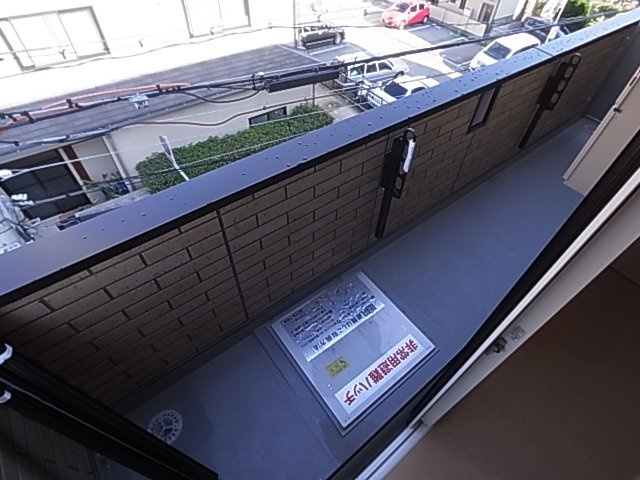 神戸市兵庫区中道通９丁目のアパートのバルコニー|バルコニー