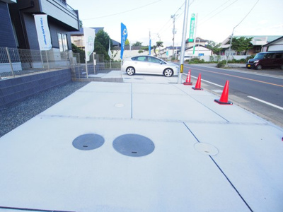 【駐車場】 | Blooming　Garden　松川町石合町　1号棟
