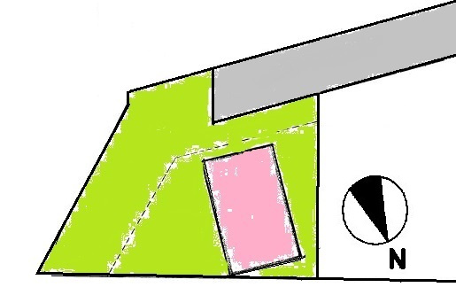 下谷上戸建の区画図