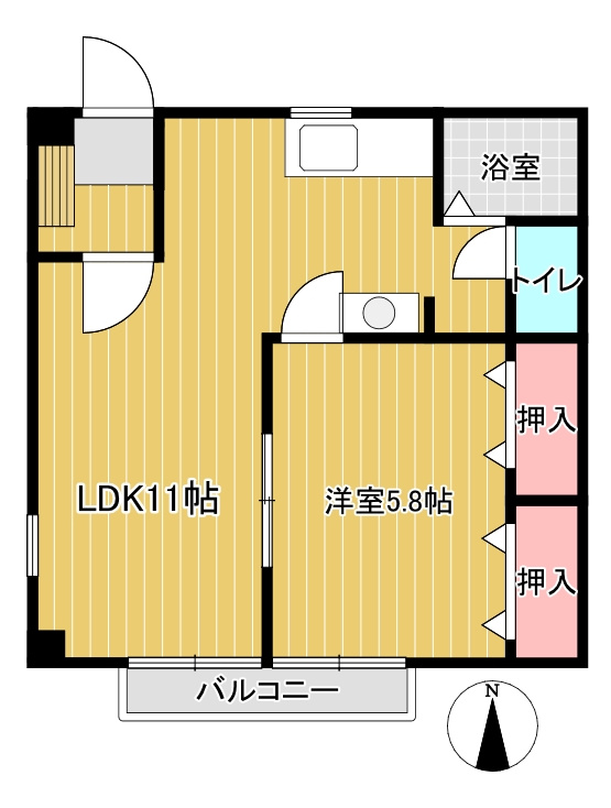 ニューシティＢの間取り