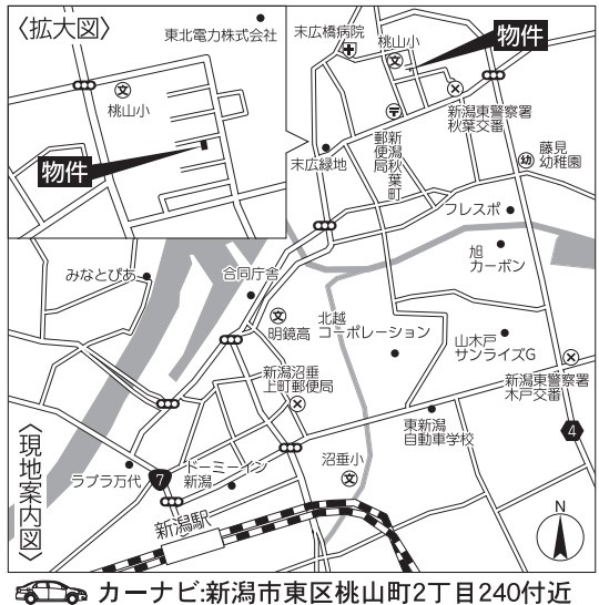 クレイドルガーデン　東区桃山町第３　全１棟の地図