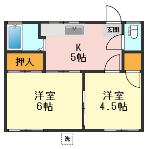根本ハイツの間取り