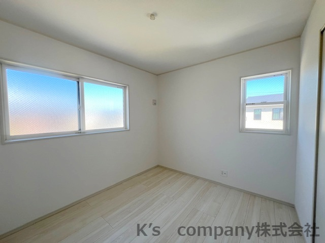 ◎茅ヶ崎市今宿　築未入居戸建　　6号棟の子供部屋|洋室5帖◇お子様のお部屋などにもおススメです◇