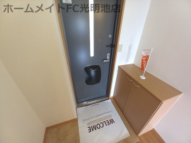 セジュール藤井A棟の玄関