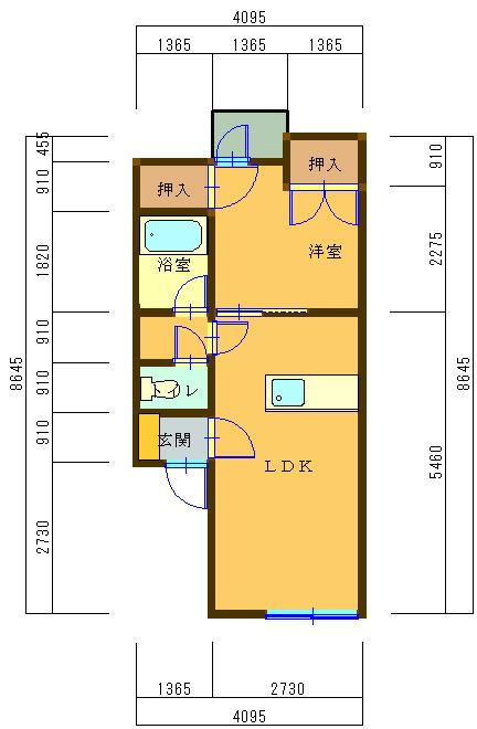 センチュリーハイツの間取り