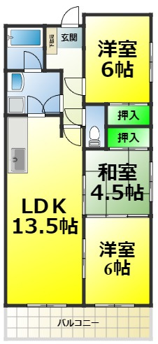 セルサス和泉の間取り