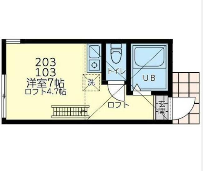 【間取り】 | ユナイト日ノ出ノッティングヒルズ