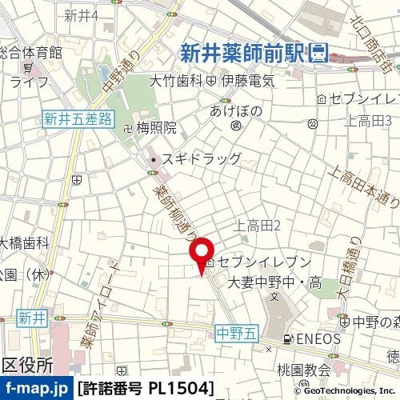 【地図】 | ロアール中野