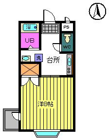 【間取り】 | コーポサンテ