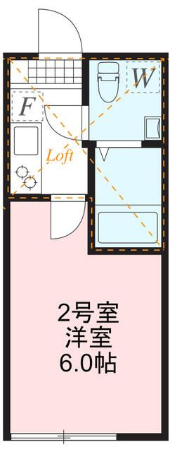 アザーレ・キュリオス久地Ｂの間取り
