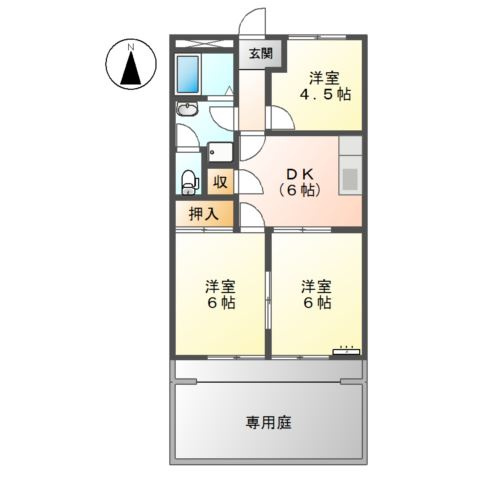 ハイコーポサードタウンの間取り