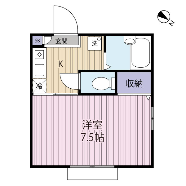 ★単身向けの1Kです★