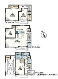 北区赤羽3丁目　新築戸建　2号棟 5680万円の画像