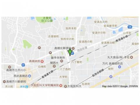 ヴィラ高槻の地図