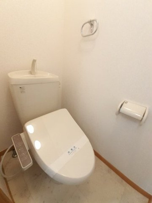 【トイレ】 | メゾンシミズＢ | 落ち着いたトイレです