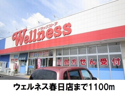 【周辺】 | メゾンシミズＢ | ウェルネス春日店まで1100m