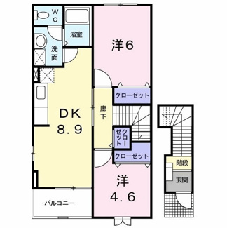 【間取り】 | メゾンシミズＢ