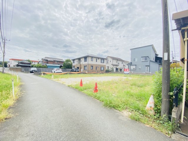 敷地面積68坪　売地　川越市牛子の前面道路含む現地写真|前面道路3.6～3.7ｍ公道
