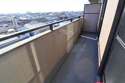 【バルコニー】 | リープハーベン八尾木 | 陽当たり良好なバルコニーです