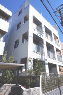 ４階建て鉄骨マンション
