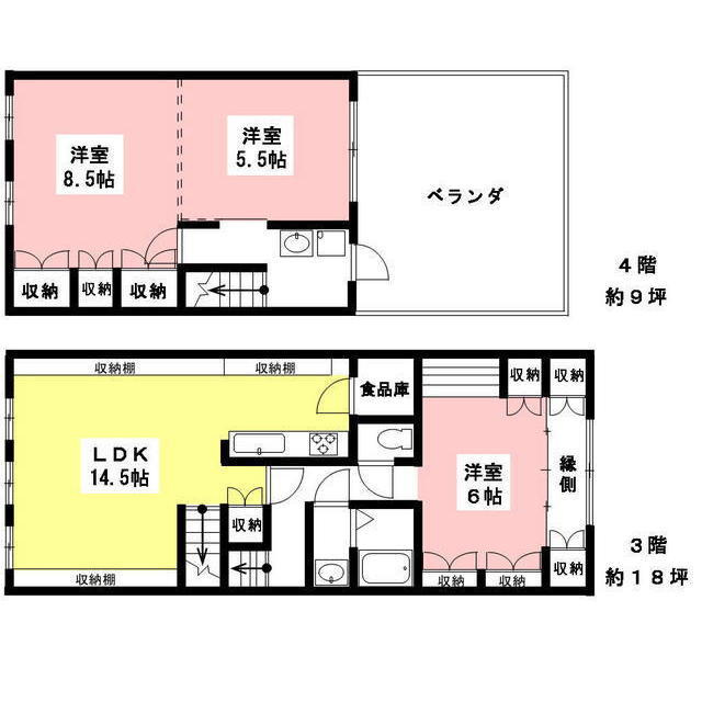 Kビルの間取り
