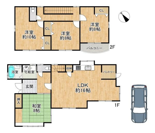 【間取り】 | 須磨区北落合5丁目　中古戸建　オーナーチェンジ物件！