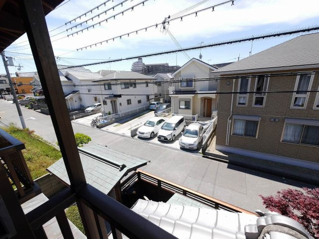 大久保町谷八木貸家の展望