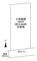 川西市長尾町　建築条件無土地の画像