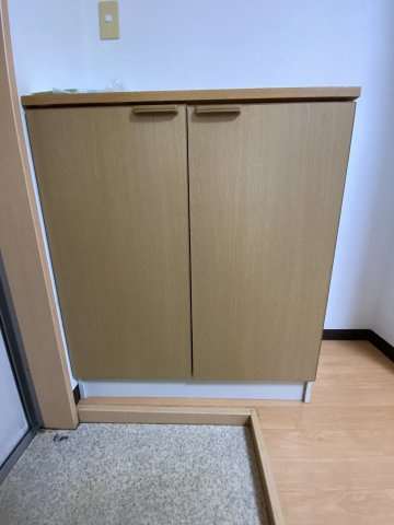 グッディハウスの収納|コンパクトな靴箱がついています。