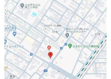 小山市神鳥谷5丁目テナントの地図