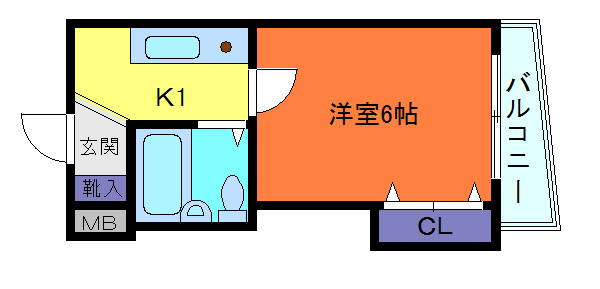 ロマネスク六甲の間取り