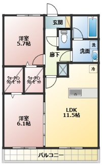 【間取り】 | レジデンス二の宮